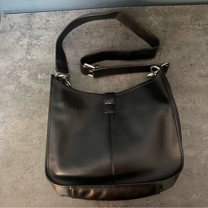 Co lab genuine leather Christopher job tote tassel cross body bag